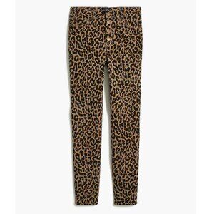 J. Crew NWT Leopard Button Skinny Jeans 27 ,  4